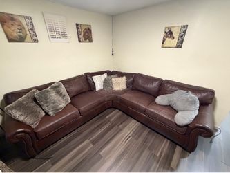 Leather Sectional