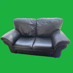 Black Leather Couch