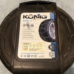 Konig CG-9 Ice Snow Tire Cable Chains New In box
