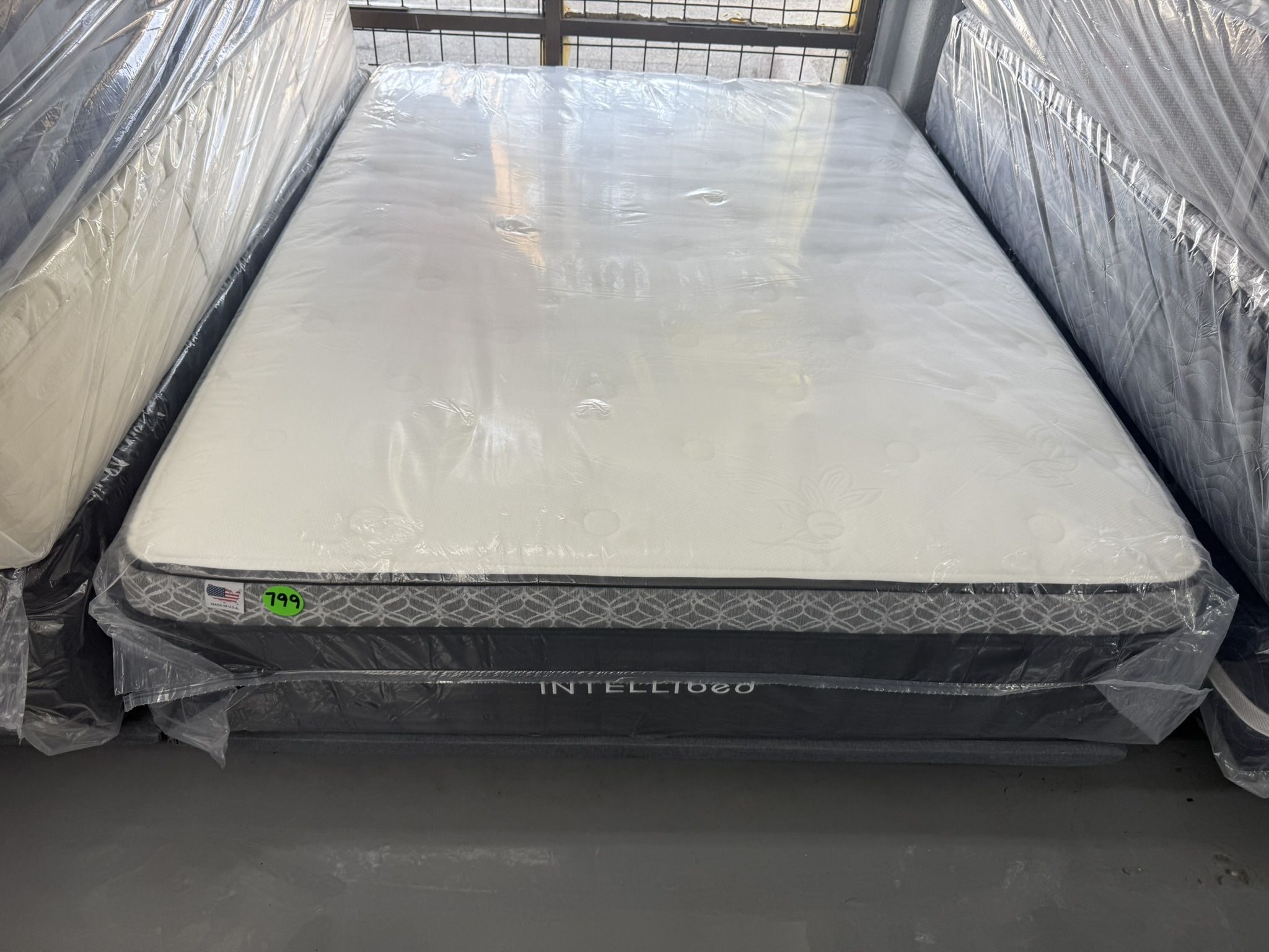 QUEEN SIZE INTELLIBED MATTRESS & BOX SPRING BED SET