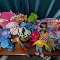 Several Stuffed Animals