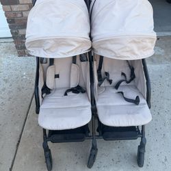Double Stroller + Rain Cover Included
