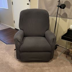 Lazy Boy Wall Hugger Recliner (With Like New Slip Cover) 