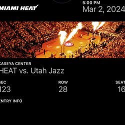 Miami Heat Ticket