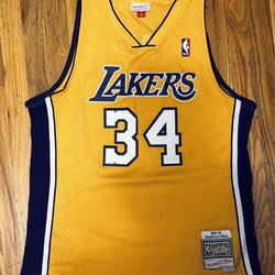 Shaq Mitchell & Ness Lakers Jersey 