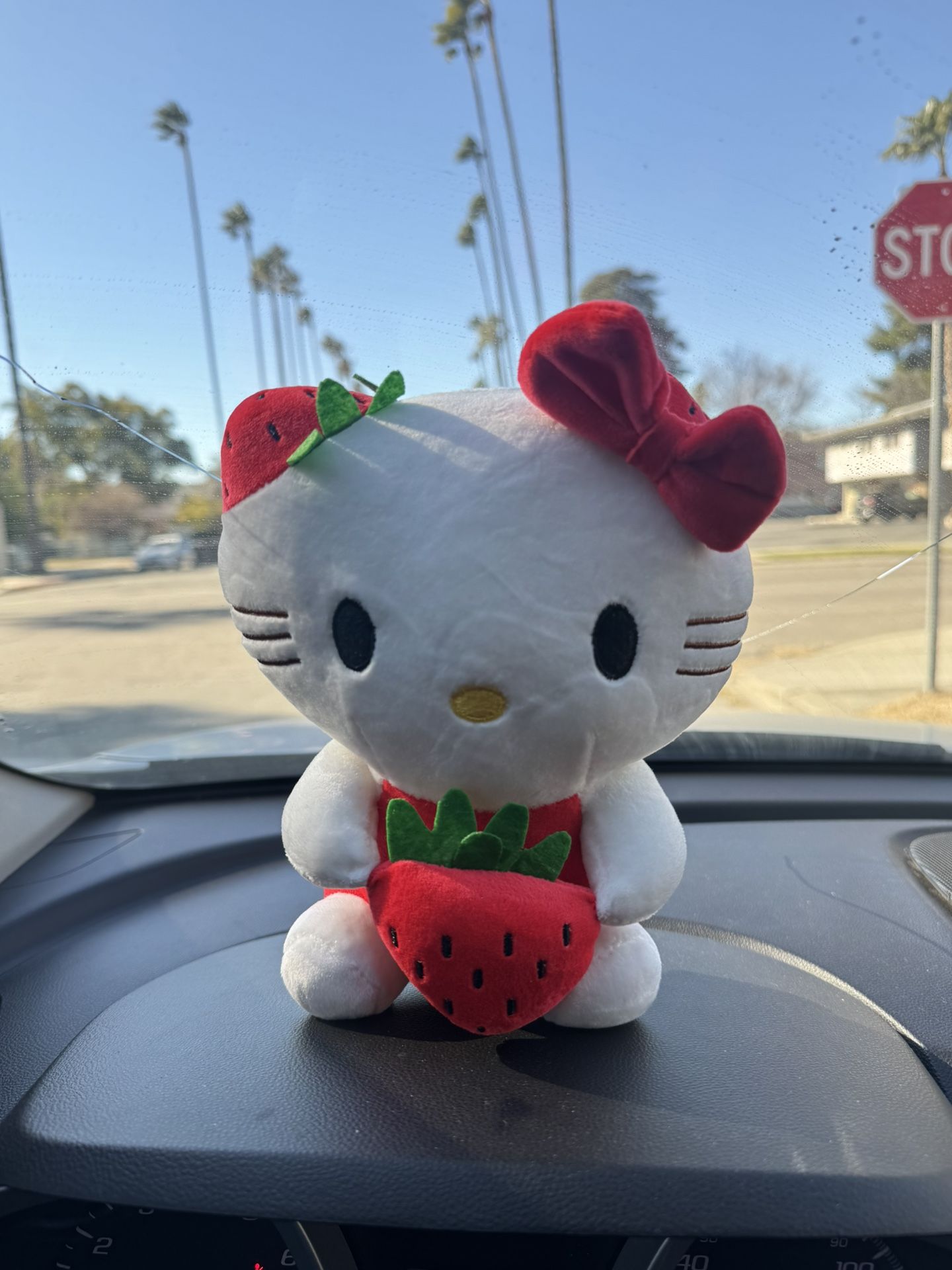 Strawberry Hello kitty plushie