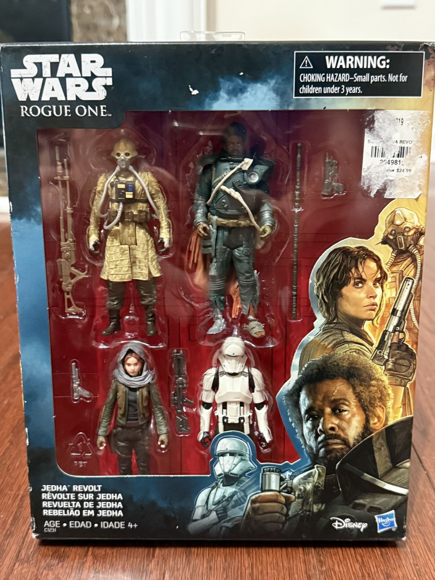 Star Wars Rogue One 4 Pack Figures Bought From Disney Store Brand New