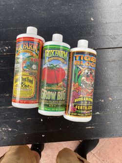Fox farm liquid nutrients trio /GROW BIG / BIG BLOOM / TIGER BLOOM 1 qt 32 oz