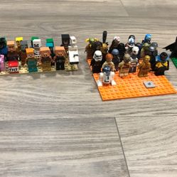 Lego Characters Star Wars, Minecraft, And Super Heroes 