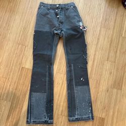 Gallery Dept. LA Flare Carpenter Pants in Black