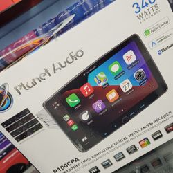 Planet Audio 10" Apple Car Play Android Auto Car Stereo 