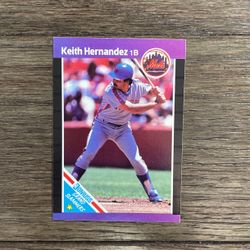 1988 Leaf/Donruss Keith Hernandez Grand Slammers Baseball Card New York Mets