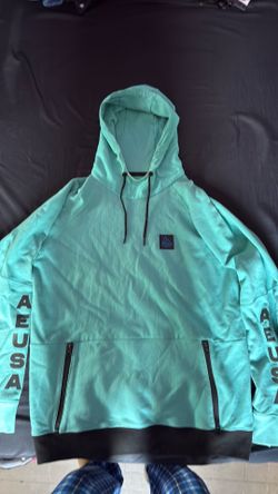 Teal and black American eagle hoodie