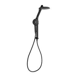 KOHLER Raindet Matte Black 7.94-in Shower Faucet Matte Black Shower Bar