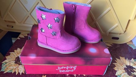 Jumping Beans Girls Pink Boots Size 6 T