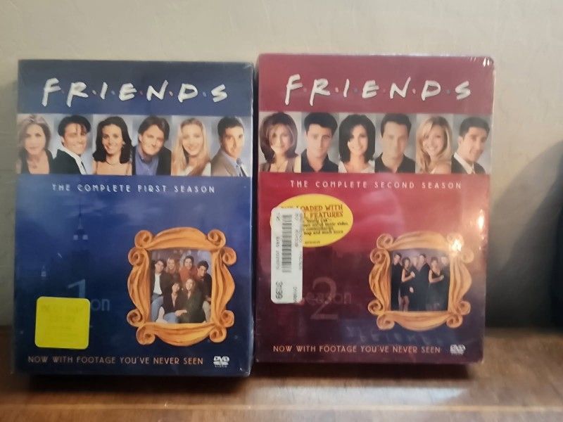 The first four seasons of FRIENDS on dvd