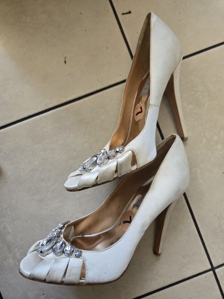 badgley mischka Wedding SHOES 7
