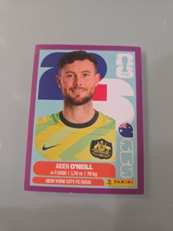 Purple world cup sticker
