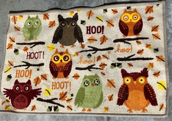 Fall Owl Mat