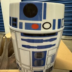 Disney Star Wars R2D2  2- Pc Popcorn Bucket& Bowl In One  
