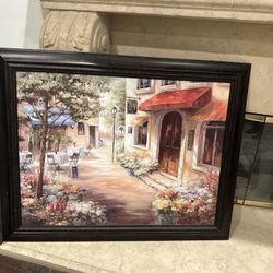 36” x 47” Framed Painting