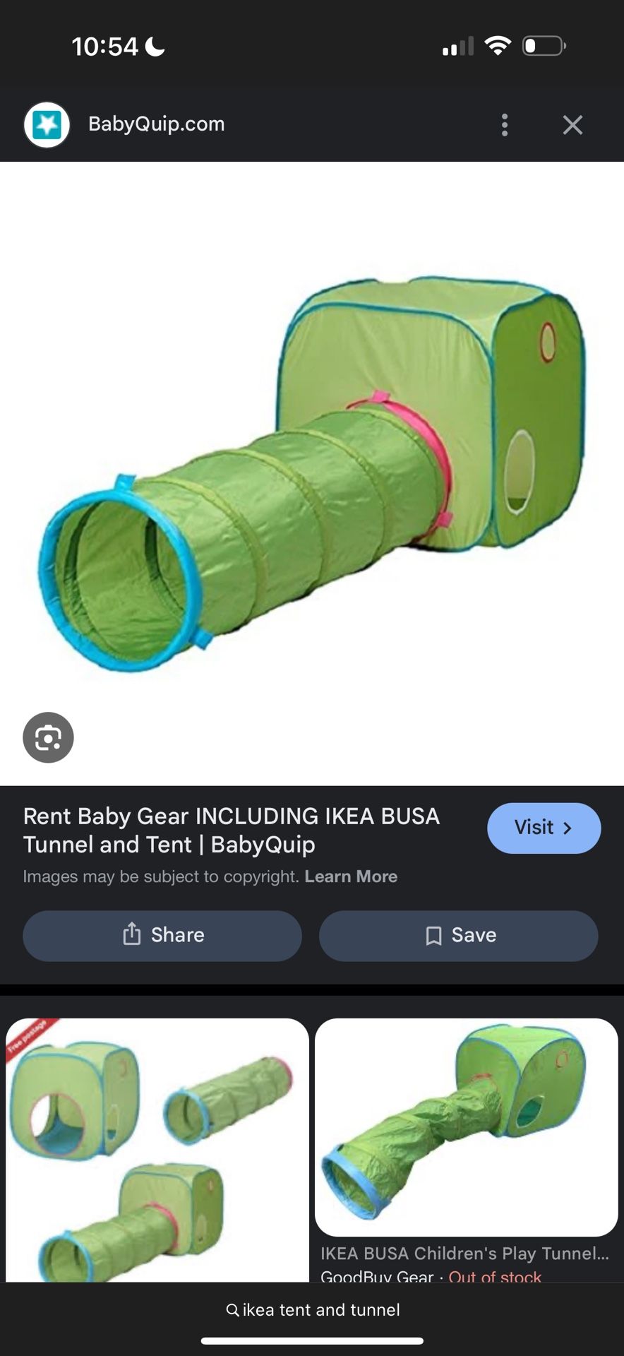 IKEA Play Tent And Tunnel