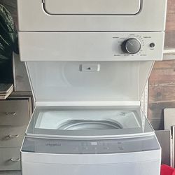 Whirlpool top and bottom washer and dryer