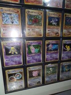 Holo japanese Pokemon Cards