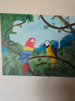 Acrylic painting