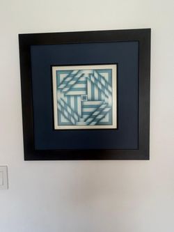 Modern geometric wall art decor