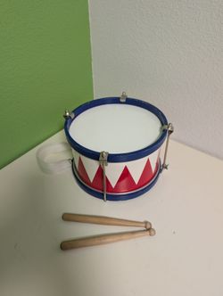 Toy Drum with Sticks