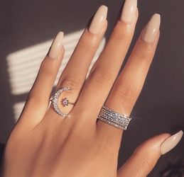Moon ring adjustable