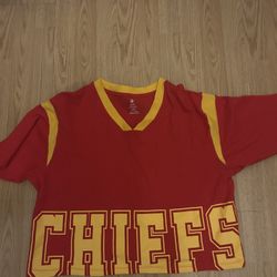Kansas City Chiefs Womens Large shirt crop top