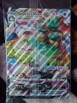 Pokemon Legend Of Arceus Snorlax Vmax Card