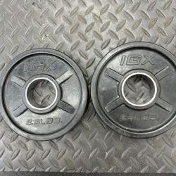 Rubber Olympic Change Plates 2.5 Lb
