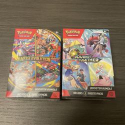 Pokemon TCG Mega Evolution & Journey Together Booster Bundle 