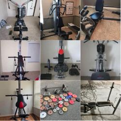 Selection of Exercise Equipment $250 - $1000