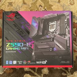 Rig Strix Z590-E Gaming Wi-Fi Motherboard 