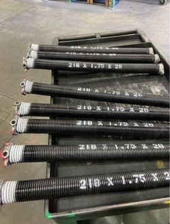 Garage door and. Springs