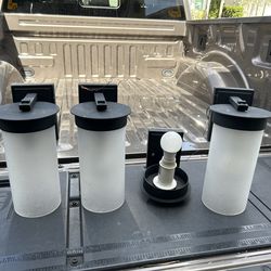 Outdoor Wall Light Fixtures (Set of 4)