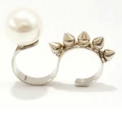 Amazing AG 925 Sterling Pearl Ring