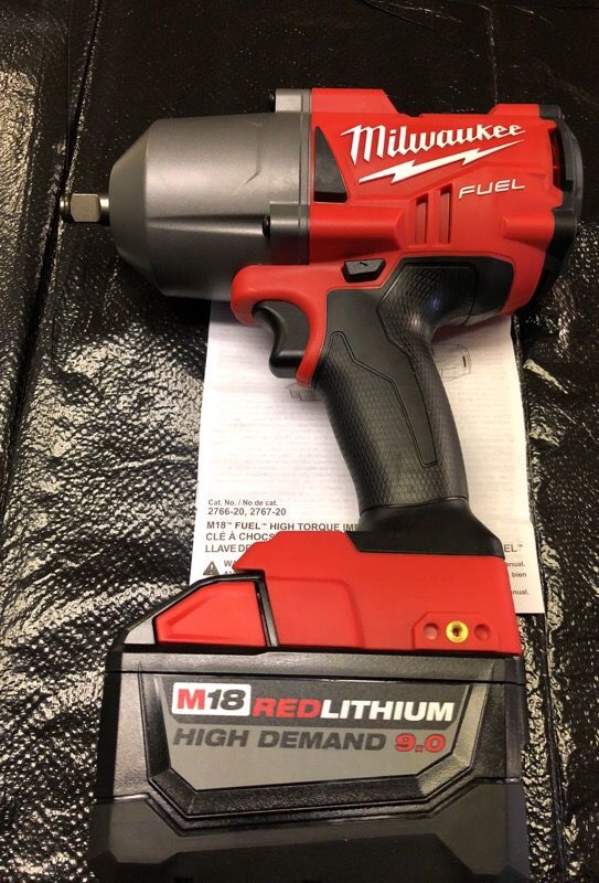 M18 fuel 1/2” impact with 9.0 (m18 2767-20) second generation high torque with 1000lbs/1400lbs 4-speeds