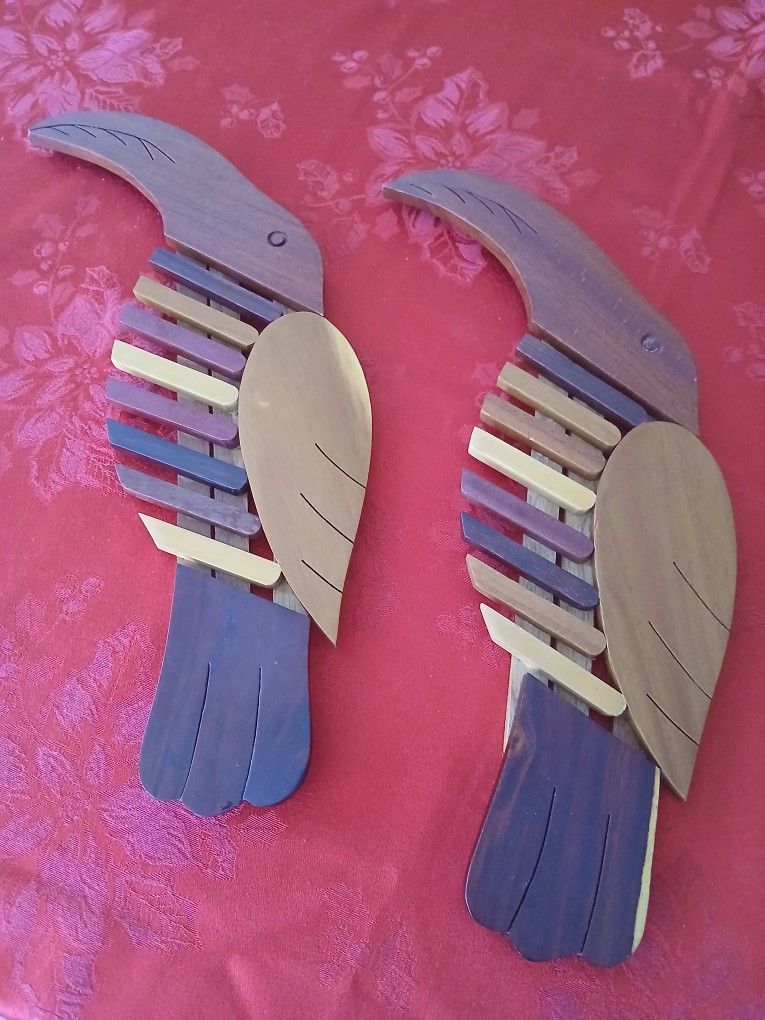 Toucan Wood Trivets or Wall Decor