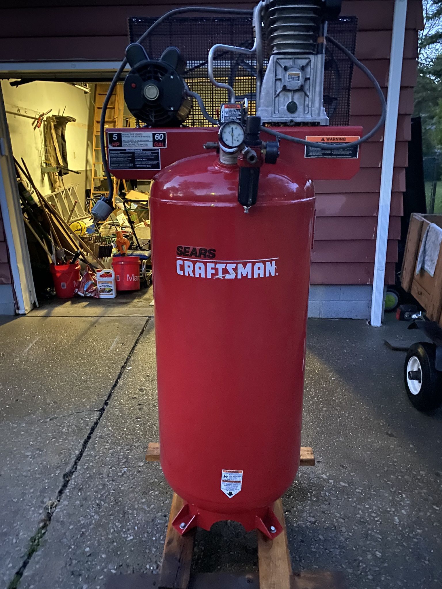 Craftsman 60 Gallon Air Compressor.