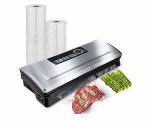 New sealed in box POTANE Precision Food Vacuum Sealer Machine 8 in 1 with starter kit