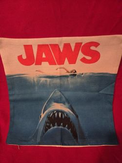 17 " By 17" Jaws Pillow Case