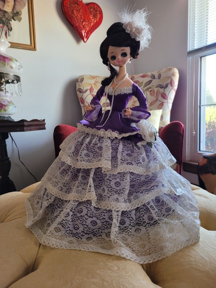 Antique Big Eyed Doll