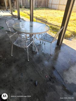Patio Table With Chairs