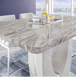 Juego De Comedor Elegante Y Moderno