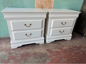 Large pair of nightstands